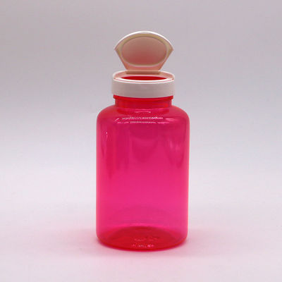 300 ml / 10oz στρογγυλό σχήμα PET πλαστικό μπουκάλι με Flip Top Cap για το δοχείο μπουκάλι χάπια