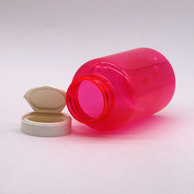 300 ml / 10oz στρογγυλό σχήμα PET πλαστικό μπουκάλι με Flip Top Cap για το δοχείο μπουκάλι χάπια