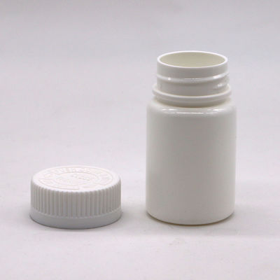 50 ml PE Στρογγυλό σχήμα HDPE πλαστικό μπουκάλι για φάρμακα