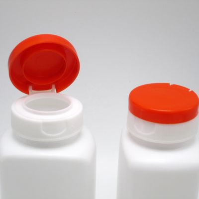 Σκηνότυπη 190 ml HDPE πλαστικό μπουκάλι τετραγωνικής μορφής για το κάλυμμα συμπληρωμάτων φαρμάκου