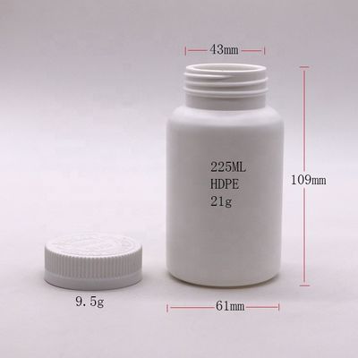 225mL Στρογγυλό σχήμα PET πλαστικό μπουκάλι για Plii Medicine