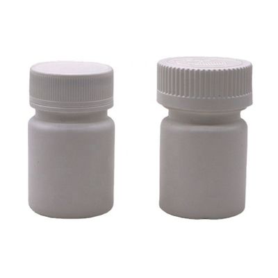 30 ml Στρογγυλό σχήμα PE πλαστικό μπουκάλι για φάρμακα Στερεά δισκία