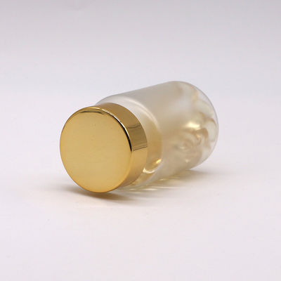 Περιεκτικά για κάψουλες φαρμάκων σε 90mL PET με παγωμένο φινίρισμα και καπάκι με βίδα