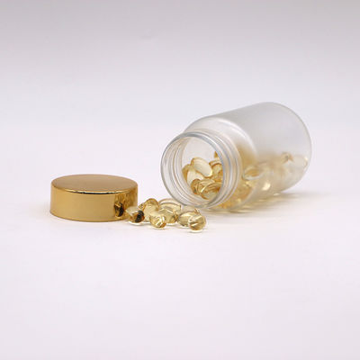 Περιεκτικά για κάψουλες φαρμάκων σε 90mL PET με παγωμένο φινίρισμα και καπάκι με βίδα
