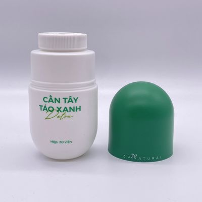 120ml/130ml/180ml/200ml/250ml HDPE πλαστικό μπουκάλι σε σχήμα κάψουλας για συμπλήρωμα βιταμινών