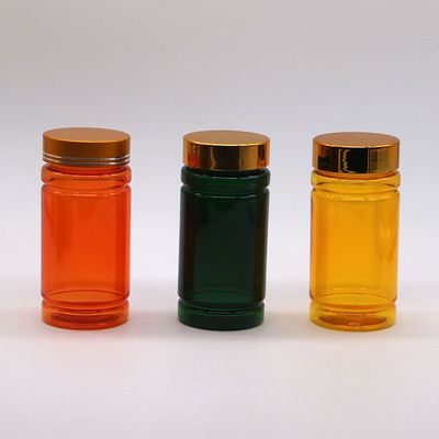 175ML χωρητικότητα PET πλαστική κάψουλα χάπι φιάλη με CRC βίδα Flip Top Caps
