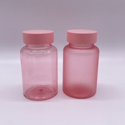 Προσαρμοσμένο 120 ml φιαλίδιο PET Matte Finished με καπάκι με βίδα για κάψουλα χάπι συμπληρώματος