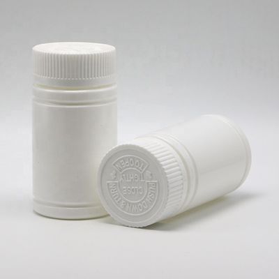 120 ml Στρογγυλό PE πλαστικό μπουκάλι με καπάκι με βίδα για χάπια