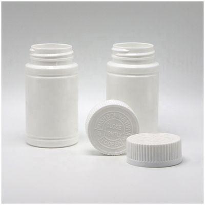 120 ml Στρογγυλό PE πλαστικό μπουκάλι με καπάκι με βίδα για χάπια