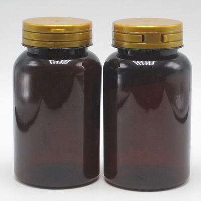 Στρογγυλό σχήμα 220 ml μπουκάλι πλαστικού PET με ξεφλουδιστικό κάλυμμα