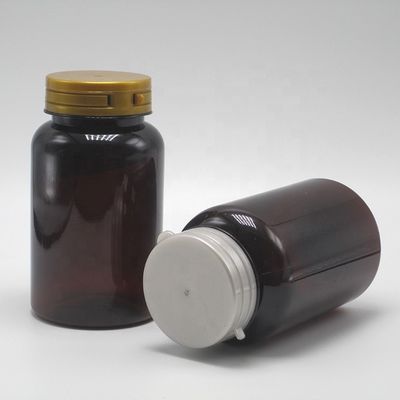 Στρογγυλό σχήμα 220 ml μπουκάλι πλαστικού PET με ξεφλουδιστικό κάλυμμα