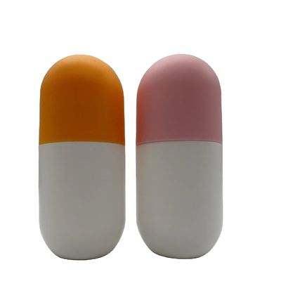 Πινακίδιο καπάκι 130 ml HDPE Καψούλα για συμπλήρωμα Γλυκά Ταμπλέτες Πιστώματα πλαστικής ιατρικής