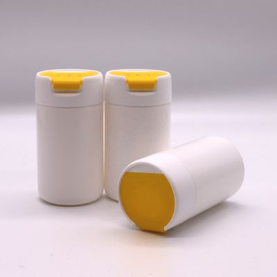Υλικό PE 120 ml Στρογγυλό σχήμα HDPE πλαστικό μπουκάλι για την αποθήκευση στερεών δισκίων και κάψουλων