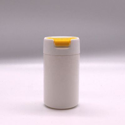 Υλικό PE 120 ml Στρογγυλό σχήμα HDPE πλαστικό μπουκάλι για την αποθήκευση στερεών δισκίων και κάψουλων
