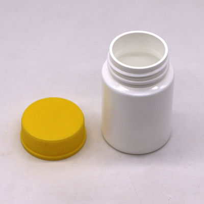 80 ml μπουκάλι HDPE με ευρύ στόμα Κεψουλάκια κενών καψουλών με καπάκι βίδας και καπάκι ασφαλείας παιδιού