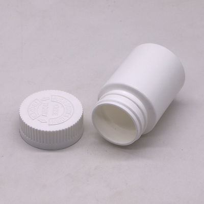 80 ml μπουκάλι HDPE με ευρύ στόμα Κεψουλάκια κενών καψουλών με καπάκι βίδας και καπάκι ασφαλείας παιδιού