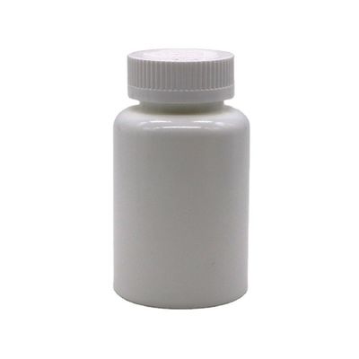 Προσαρμοσμένο λογότυπο 175mL Στρογγυλό σχήμα PE πλαστικό μπουκάλι για την αποθήκευση καψουλών