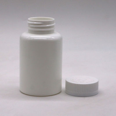 Προσαρμοσμένο λογότυπο 175mL Στρογγυλό σχήμα PE πλαστικό μπουκάλι για την αποθήκευση καψουλών