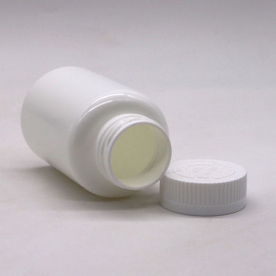 Προσαρμοσμένο λογότυπο 175mL Στρογγυλό σχήμα PE πλαστικό μπουκάλι για την αποθήκευση καψουλών