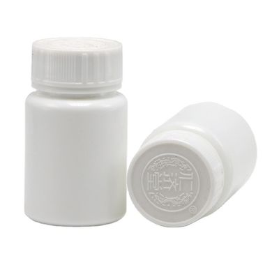 30 ml χωρητικότητας HDPE φορητό λευκό πλαστικό δοχείο για χάπια με καπάκι ασφαλείας παιδιών