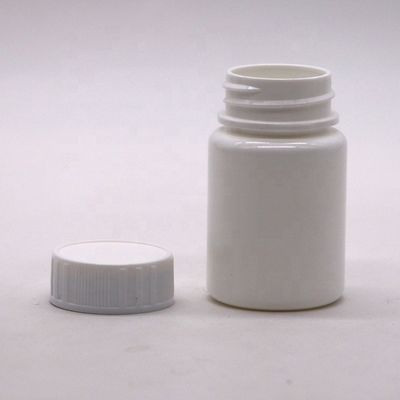 30 ml χωρητικότητας HDPE φορητό λευκό πλαστικό δοχείο για χάπια με καπάκι ασφαλείας παιδιών