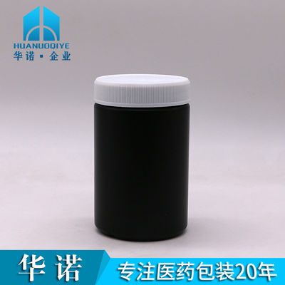 Ιατρική Βιομηχανική 250ml HDPE προσαρμοσμένο πλαστικό βάζο τροφίμων με καπάκι βίδας και θερμική επαγωγή