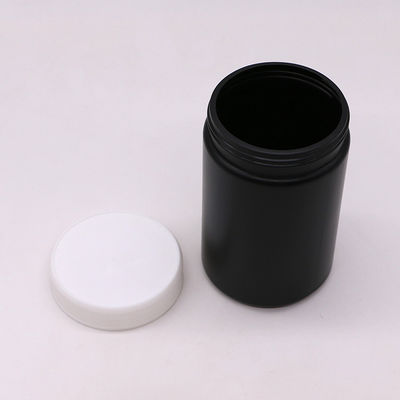 Ιατρική Βιομηχανική 250ml HDPE προσαρμοσμένο πλαστικό βάζο τροφίμων με καπάκι βίδας και θερμική επαγωγή