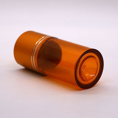 Επαναγεμιστέο 60 ml χάπι PET Κάψουλα Φιαλίδιο ιχθυελαίου με χρυσό ασημένιο αλουμινένιο καπάκι με βίδα