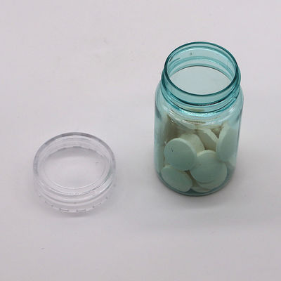Υγειονομική περίθαλψη 70ML PET πλαστικό μπουκάλι κάψουλα χάπι με χρυσό ασημένιο καπάκι