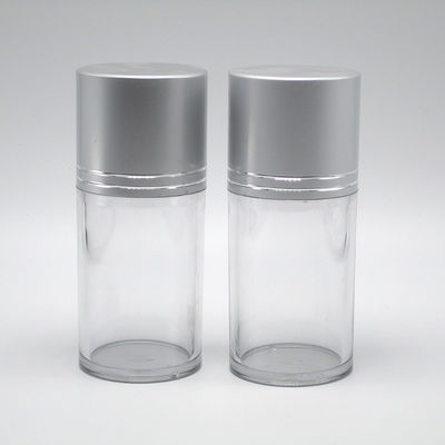 80mL PET κυλινδρικό σχήμα πλαστικό διαφανές μπουκάλι με ευκολό στο αλουμίνιο κάλυμμα