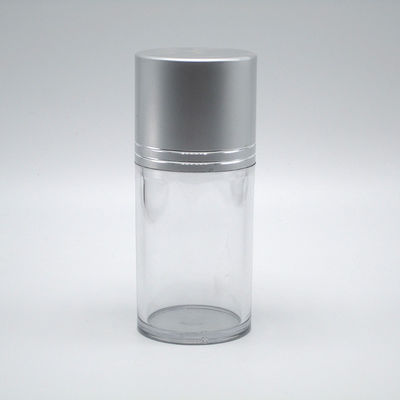 80mL PET κυλινδρικό σχήμα πλαστικό διαφανές μπουκάλι με ευκολό στο αλουμίνιο κάλυμμα