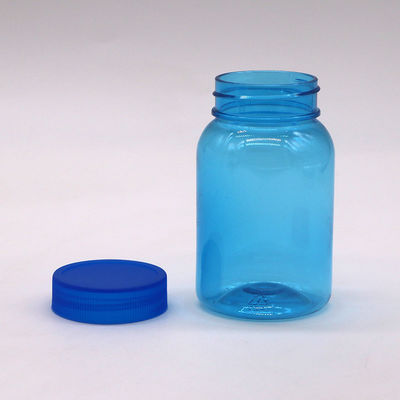 100 ml Στρογγυλό PET Προσαρμοσμένο χρώμα Φαρμακευτική ποιότητα Πλαστικά συμπληρώματα Φαρμακευτικά μπουκάλια