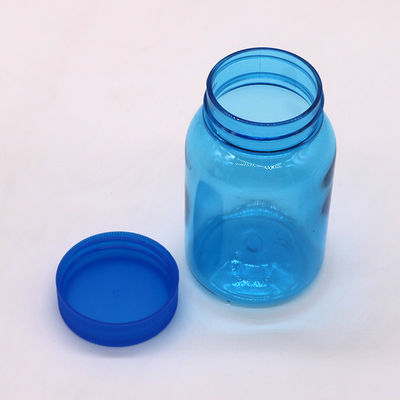 100 ml Στρογγυλό PET Προσαρμοσμένο χρώμα Φαρμακευτική ποιότητα Πλαστικά συμπληρώματα Φαρμακευτικά μπουκάλια
