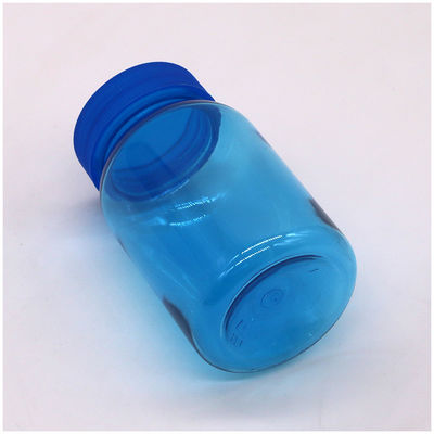 100 ml Στρογγυλό PET Προσαρμοσμένο χρώμα Φαρμακευτική ποιότητα Πλαστικά συμπληρώματα Φαρμακευτικά μπουκάλια
