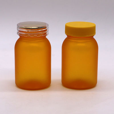 100 ml Στρογγυλό PET Προσαρμοσμένο χρώμα Φαρμακευτική ποιότητα Πλαστικά συμπληρώματα Φαρμακευτικά μπουκάλια