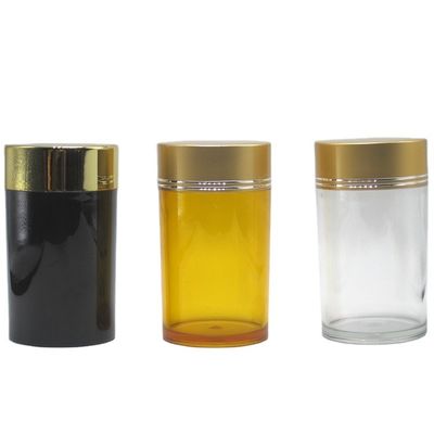 Άδειο στρογγυλό μπουκάλι για φάρμακα 100 ml PET πλαστικού τύπου για φαρμακευτική συσκευασία