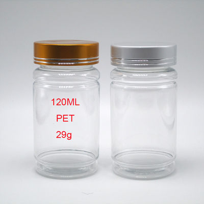 Πιετικό κολάρο 120 ml Πλαστικό μπουκάλι σε σχήμα μπαμπού Κεπάκι με βίδα για χάπια