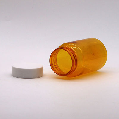 Δωρεάν δείγματα 150ML/CC PET πλαστικό πορτοκαλί μπουκάλι για φάρμακα