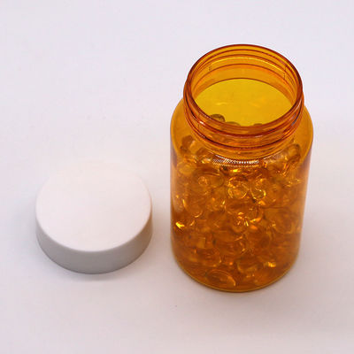 Δωρεάν δείγματα 150ML/CC PET πλαστικό πορτοκαλί μπουκάλι για φάρμακα