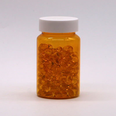 Δωρεάν δείγματα 150ML/CC PET πλαστικό πορτοκαλί μπουκάλι για φάρμακα