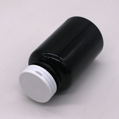 Προσαρμόστε το χρώμα PET 250ml Στρογγυλό πλαστικό μπουκάλι για το δοχείο κάψουλας φαρμάκων