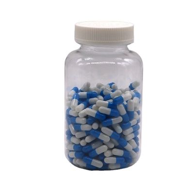 500 ml πλαστικό δοχείο φαρμάκων PET με εκτύπωση οθόνης και προστατευτικό καπάκι για παιδιά