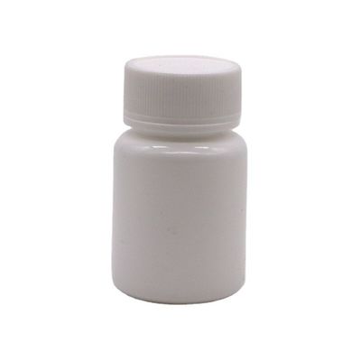 30 ml HDPE Φορητή λευκή πλαστική σκόνη Φαρμακευτικά χάπια Φιαλάκια δισκία Περιέκτη με κάλυμμα ασφαλείας παιδιών