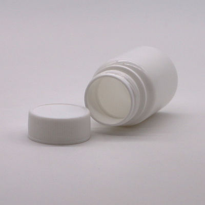30 ml HDPE Φορητή λευκή πλαστική σκόνη Φαρμακευτικά χάπια Φιαλάκια δισκία Περιέκτη με κάλυμμα ασφαλείας παιδιών