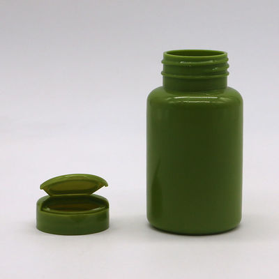 πλαστικό μπουκάλι HDPE 150ml 5oz πλατύ στόματος κενές κάψουλες δοχεία με Flip Cap