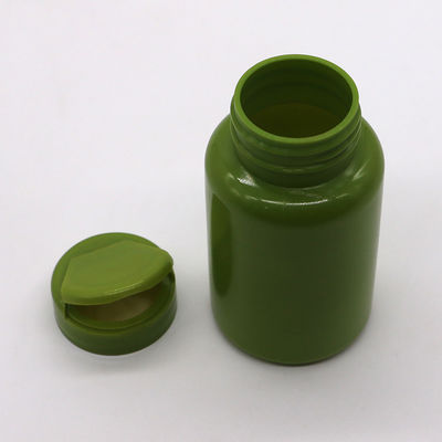 πλαστικό μπουκάλι HDPE 150ml 5oz πλατύ στόματος κενές κάψουλες δοχεία με Flip Cap