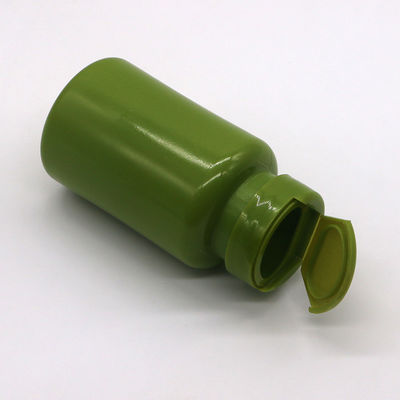 πλαστικό μπουκάλι HDPE 150ml 5oz πλατύ στόματος κενές κάψουλες δοχεία με Flip Cap