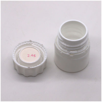 20 ml λευκό HDPE επαναγεμήσιμο στερεό φάρμακο κάψουλα χάπια δισκία πλαστικό μπουκάλι βάζο για άλλα φάρμακα