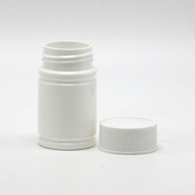15mm HDPE Βαμβάκι σχήμα πλαστικό μπουκάλι Μικρή χωρητικότητα 15cc πλαστικό φιαλίδιο καπάκι βίδα