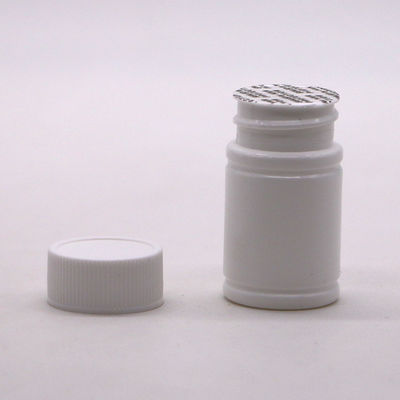 15mm HDPE Βαμβάκι σχήμα πλαστικό μπουκάλι Μικρή χωρητικότητα 15cc πλαστικό φιαλίδιο καπάκι βίδα